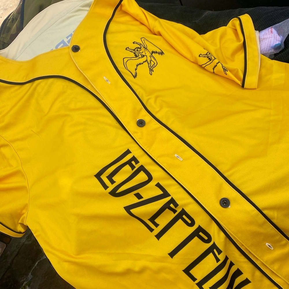 Led Zeppelin Rock Band Baseball Jersey 3xl